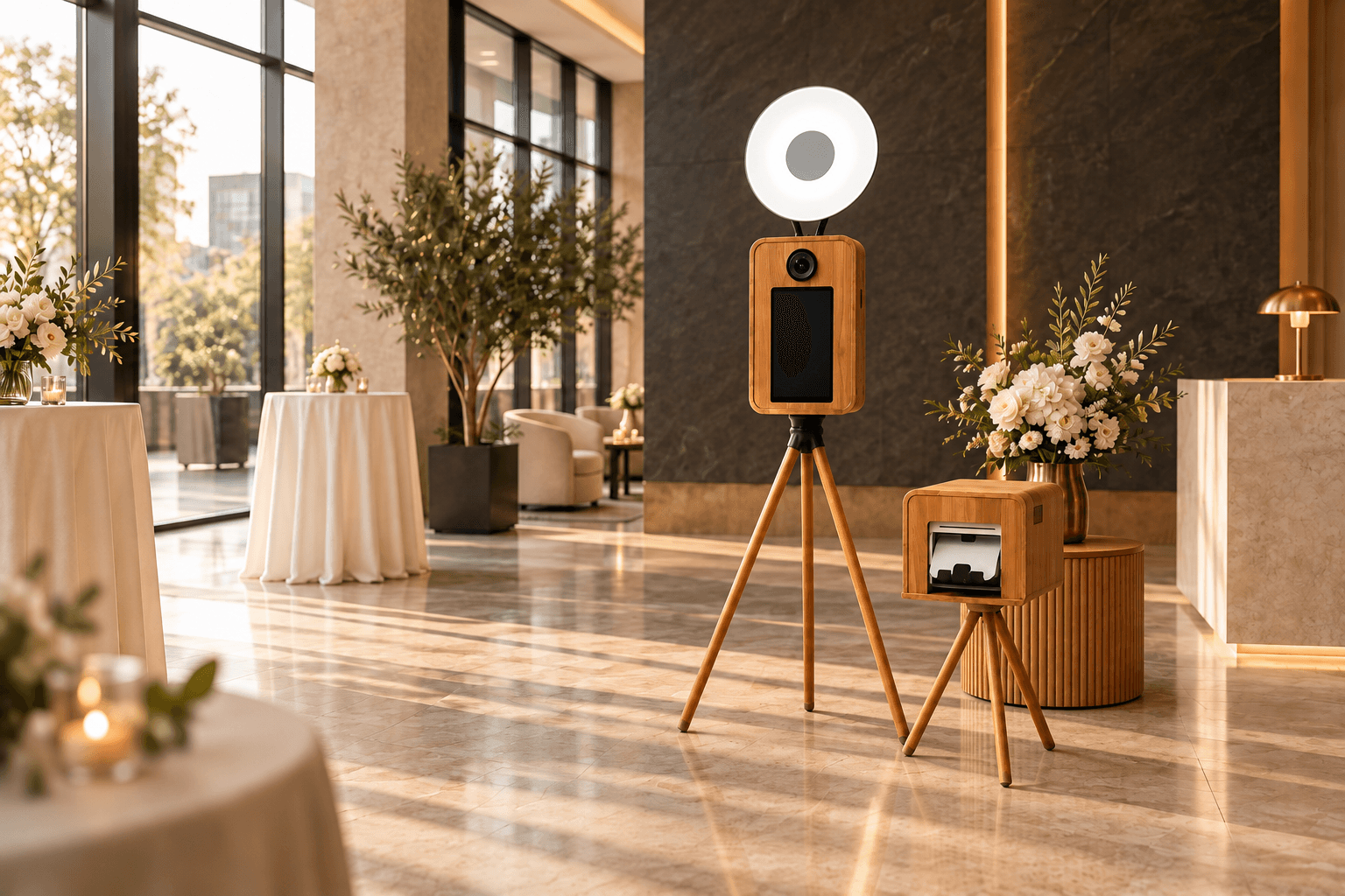 Photo booth at a corporate gala