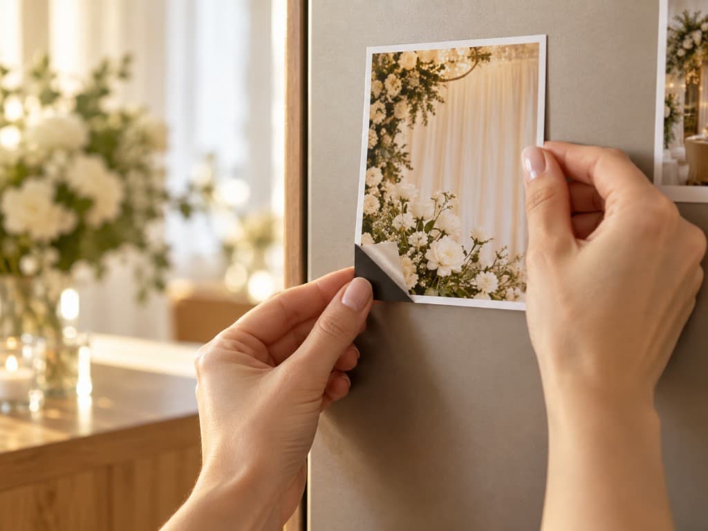 Custom photo strip templates and mood board